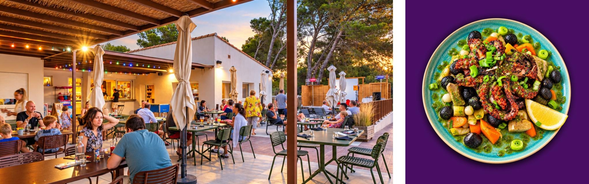 Le restaurant - Restaurant Du Camping  - L'Isle-sur-la-Sorgue - Restaurant Sorgues - meilleur resto L'ISLE-SUR-LA-SORGUE